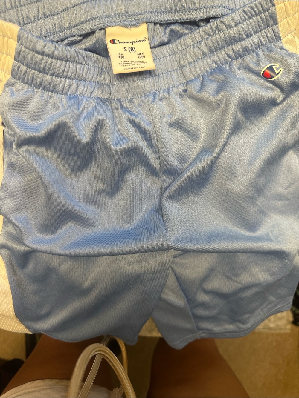 Champion Light Blue Boys Athletic Shorts